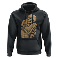Skeleton Hugging Dog Halloween Dog Lover Hoodie - Wonder Print Shop
