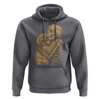 Skeleton Hugging Dog Halloween Dog Lover Hoodie - Wonder Print Shop