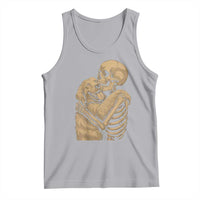 Skeleton Hugging Dog Halloween Dog Lover Tank Top - Wonder Print Shop