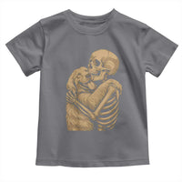 Skeleton Hugging Dog Halloween Dog Lover Toddler T Shirt - Wonder Print Shop