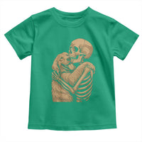 Skeleton Hugging Dog Halloween Dog Lover Toddler T Shirt - Wonder Print Shop