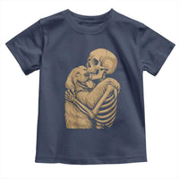 Skeleton Hugging Dog Halloween Dog Lover Toddler T Shirt - Wonder Print Shop