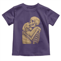 Skeleton Hugging Dog Halloween Dog Lover Toddler T Shirt - Wonder Print Shop