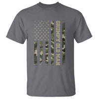 Funny Grumpy Old Man T Shirt Vintage Camo American Flag Fathers Day - Wonder Print Shop