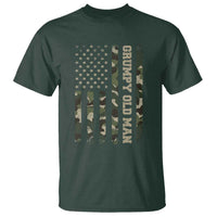 Funny Grumpy Old Man T Shirt Vintage Camo American Flag Fathers Day - Wonder Print Shop