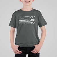 Funny Bold Badass Superhuman T Shirt For Kid Vintage American Flag Fathers Day - Wonder Print Shop