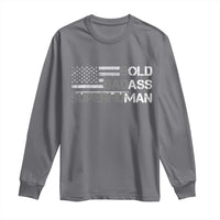 Funny Bold Badass Superhuman Long Sleeve Shirt Vintage American Flag Fathers Day - Wonder Print Shop