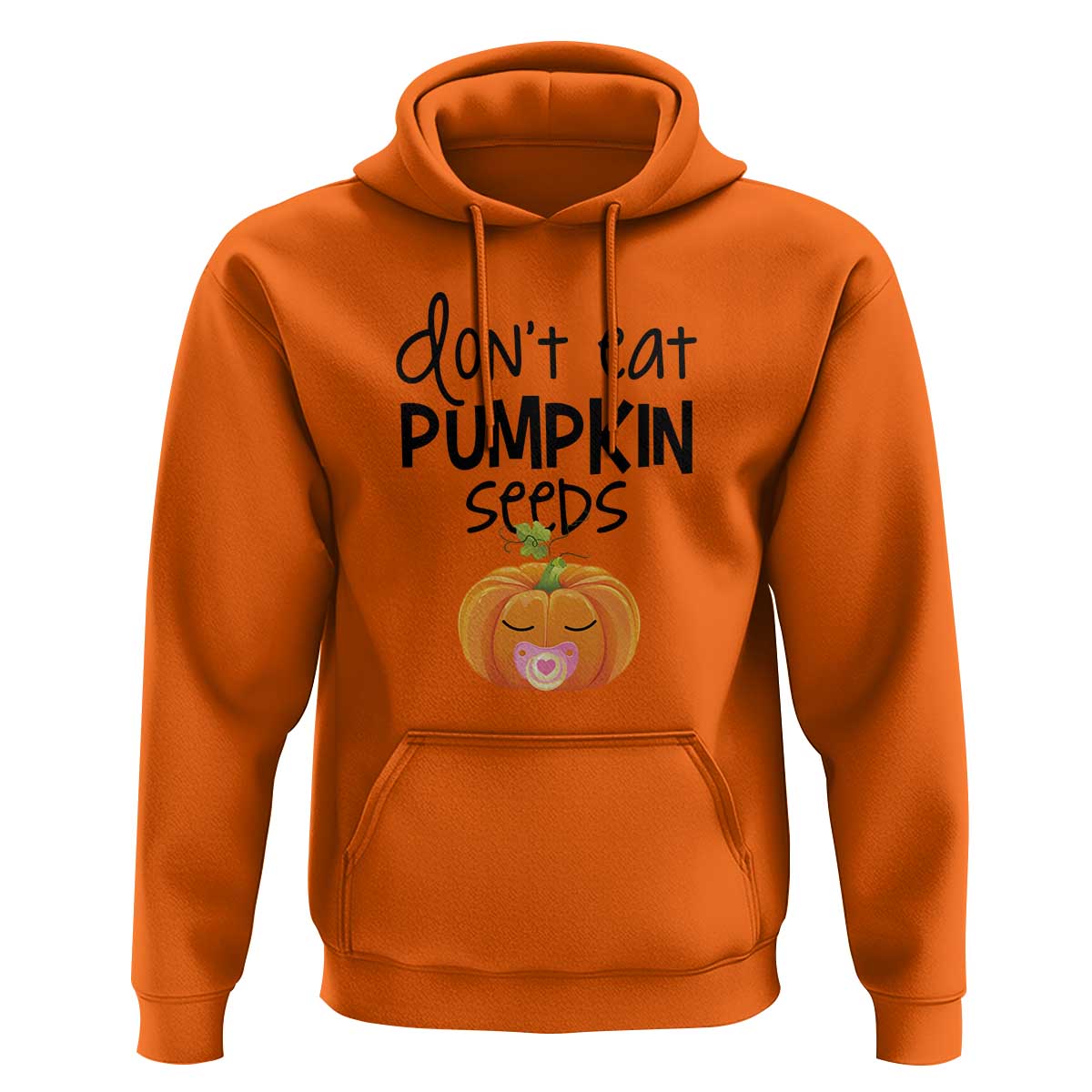 Halloween Pregnancy Reveal Hoodie Don't Eat Pumpkin Seeds Maternity Baby Pumpkin