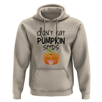 Halloween Pregnancy Reveal Hoodie Don't Eat Pumpkin Seeds Maternity Baby Pumpkin