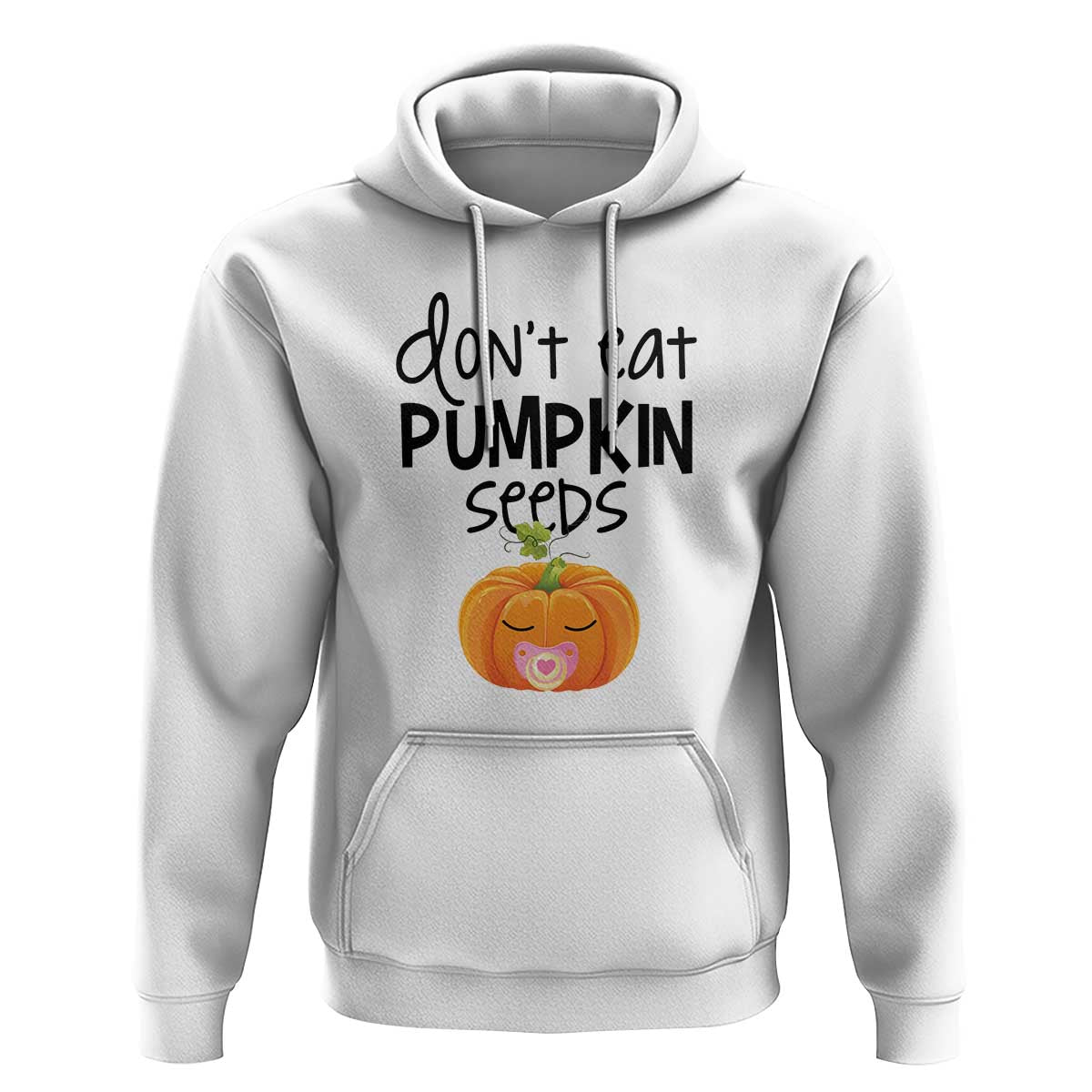 Halloween Pregnancy Reveal Hoodie Don't Eat Pumpkin Seeds Maternity Baby Pumpkin