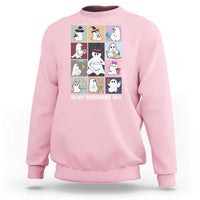 Halloween Pregnancy Reveal Sweatshirt In My Pregnant Era Maternity Ghost - Wonder Print Shop