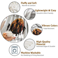 Funny Halloween Throw Blanket I'm Just Here To Thriller Dance Zombie Dance Moon - Wonder Print Shop