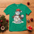Funny Christmas Baseball T Shirt Cute Snowman Baseball Players Santa Hat - Wonder Print Shop