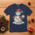 Funny Christmas Baseball T Shirt Cute Snowman Baseball Players Santa Hat - Wonder Print Shop