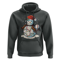 Funny Christmas Baseball Hoodie Cute Snowman Baseball Players Santa Hat
