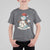 Funny Christmas Baseball T Shirt For Kid Cute Snowman Baseball Players Santa Hat - Wonder Print Shop
