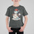 Funny Christmas Baseball T Shirt For Kid Cute Snowman Baseball Players Santa Hat - Wonder Print Shop