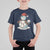 Funny Christmas Baseball T Shirt For Kid Cute Snowman Baseball Players Santa Hat - Wonder Print Shop