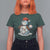 Funny Christmas Baseball T Shirt For Women Cute Snowman Baseball Players Santa Hat - Wonder Print Shop