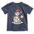 Funny Christmas Baseball Toddler T Shirt Cute Snowman Baseball Players Santa Hat