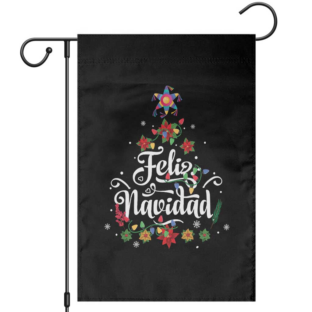Christmas In Mexico Garden Flag Feliz Navidad Pinata Star Xmas Tree - Wonder Print Shop