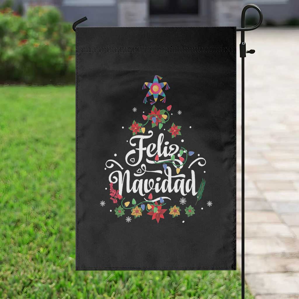 Christmas In Mexico Garden Flag Feliz Navidad Pinata Star Xmas Tree - Wonder Print Shop