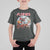 Funny Santa Heavy Metal Christmas T Shirt For Kid Sleigher Xmas Rock & Roll - Wonder Print Shop