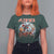 Funny Black Santa Heavy Metal Christmas T Shirt For Women Sleigher Xmas Rock & Roll - Wonder Print Shop