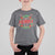 Funny Christmas Heavy Metal T Shirt For Kid Sleigher Xmas Pentagram Candy Cane - Wonder Print Shop
