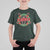 Funny Christmas Heavy Metal T Shirt For Kid Sleigher Xmas Pentagram Candy Cane - Wonder Print Shop