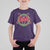 Funny Christmas Heavy Metal T Shirt For Kid Sleigher Xmas Pentagram Candy Cane - Wonder Print Shop