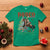 Western Christmas T Shirt Rodeo Around The Christmas Tree Cowgirl - Wonder Print Shop