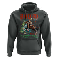 Western Christmas Hoodie Rodeo Around The Christmas Tree Cowgirl