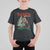 Western Christmas T Shirt For Kid Rodeo Around The Christmas Tree Cowgirl - Wonder Print Shop