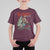 Western Christmas T Shirt For Kid Rodeo Around The Christmas Tree Cowgirl - Wonder Print Shop