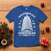 Nakatomi Plaza T Shirt Christmas Party 1988 Vintage Snowflake - Wonder Print Shop