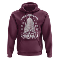 Nakatomi Plaza Hoodie Christmas Party 1988 Vintage Snowflake