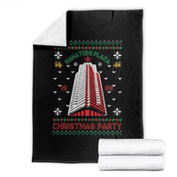 Nakatomi Plaza Throw Blanket Christmas Party 1988 Seasons Greetings - Wonder Print Shop