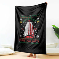 Nakatomi Plaza Throw Blanket Christmas Party 1988 Seasons Greetings - Wonder Print Shop