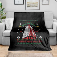 Nakatomi Plaza Throw Blanket Christmas Party 1988 Seasons Greetings - Wonder Print Shop