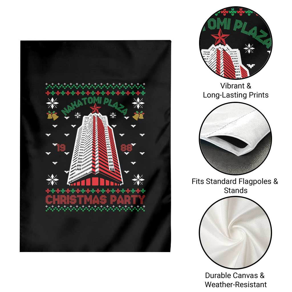 Nakatomi Plaza Garden Flag Christmas Party 1988 Seasons Greetings - Wonder Print Shop