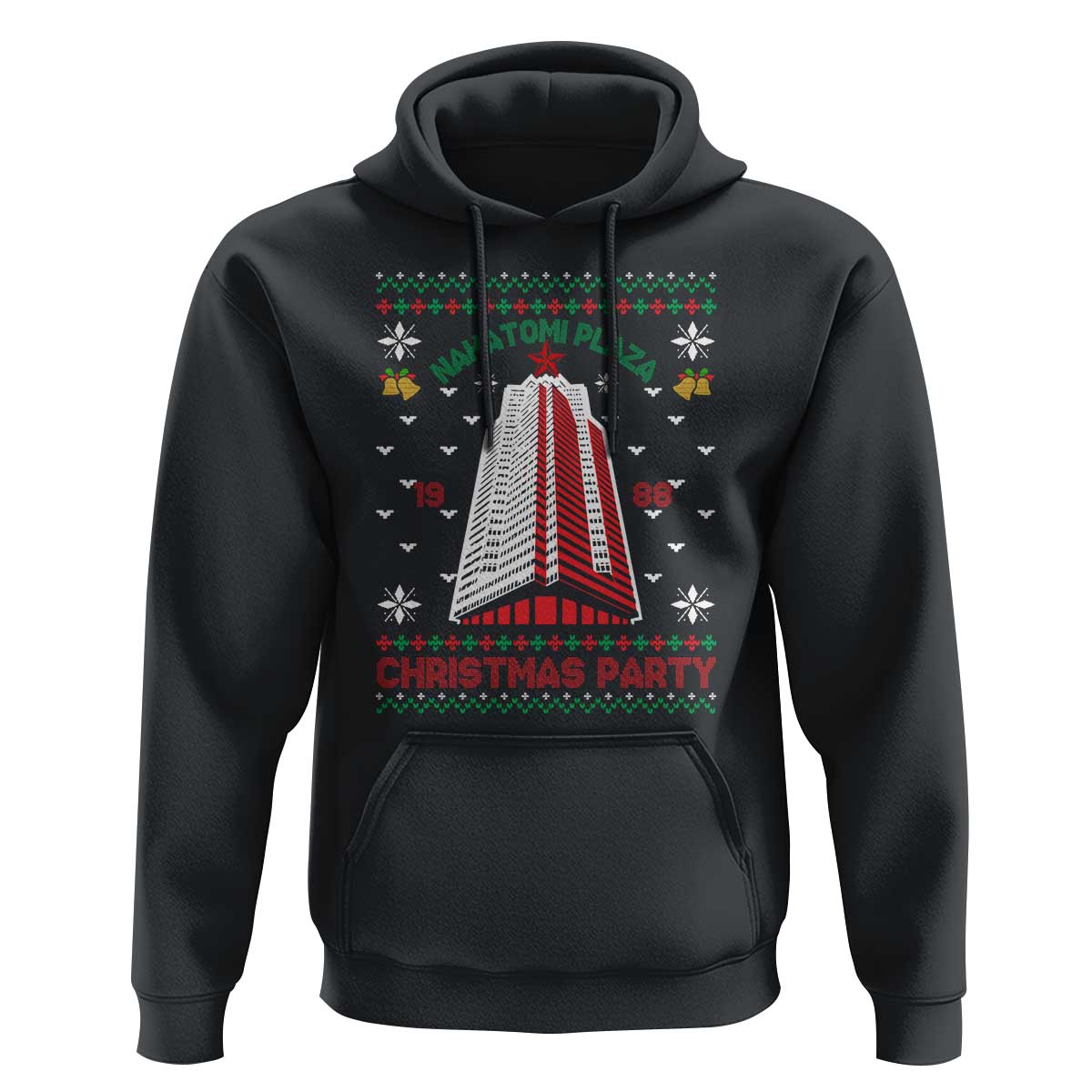 Nakatomi Plaza Hoodie Christmas Party 1988 Seasons Greetings