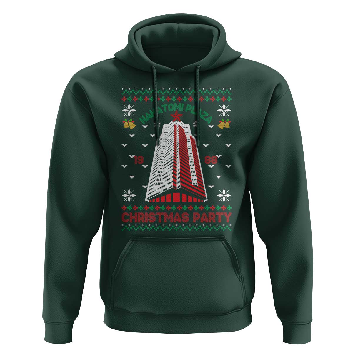 Nakatomi Plaza Hoodie Christmas Party 1988 Seasons Greetings