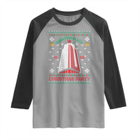 Nakatomi Plaza Raglan Shirt Christmas Party 1988 Seasons Greetings - Wonder Print Shop