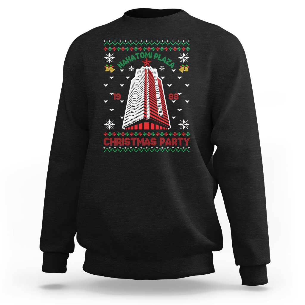 Nakatomi Plaza Sweatshirt Christmas Party 1988 Seasons Greetings - Wonder Print Shop