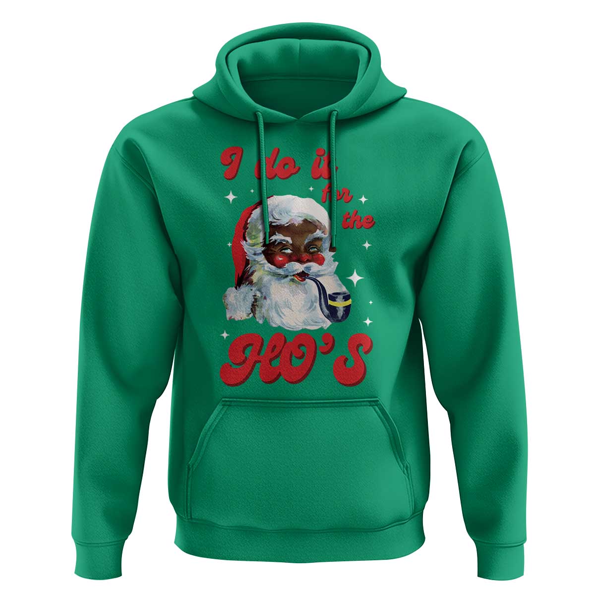 Funny I Do It For The Ho's Hoodie Christmas Naughty Santa