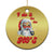 Funny I Do It For The Ho's Christmas Ornament Xmas Black Naughty Santa - Wonder Print Shop