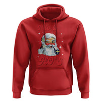 Funny I Do It For The Ho's Hoodie Christmas Black Naughty Santa