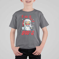 Funny I Do It For The Ho's T Shirt For Kid Christmas Black Naughty Santa - Wonder Print Shop