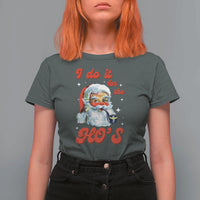Funny I Do It For The Ho's T Shirt For Women Christmas Black Naughty Santa - Wonder Print Shop